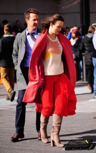 Keira Knightley and Edward Norton on the Set of Collateral Beauty in NY 03/21/2016-2