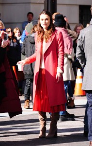 Keira Knightley and Edward Norton on the Set of Collateral Beauty in NY 03/21/2016-3