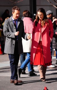 Keira Knightley and Edward Norton on the Set of Collateral Beauty in NY 03/21/2016-4