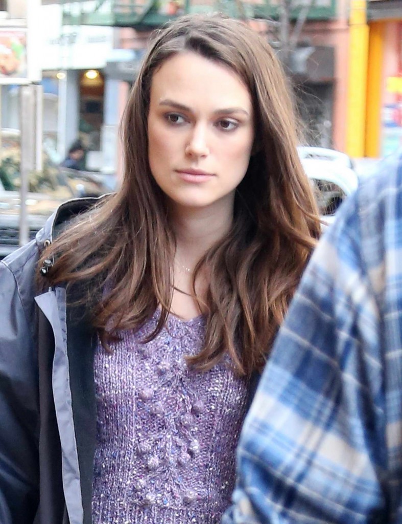 Keira Knightley on the Set of Collateral Beauty in New York 02/29/2016-1