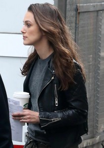 Keira Knightley on the Set of Collateral Beauty in New York 02/29/2016-2