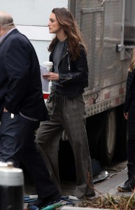 Keira Knightley on the Set of Collateral Beauty in New York 02/29/2016-5