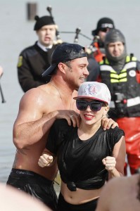 Lady Gaga Takes the Polar Plunge in the Lake Michigan in Chicago 03/06/2016-5