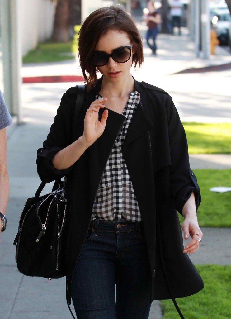 Lily Collins Out in Beverly Hills 03/17/2016-1