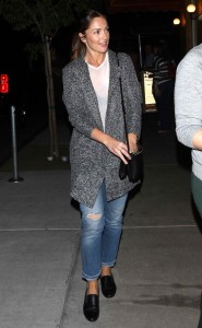 Minka Kelly at Osteria Mozza Restaurant in West Hollywood 03/23/2016-3