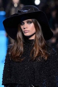 Sara Sampaio Attends the Elie Saab Show at Paris Fashion Week 03/05/2016-4