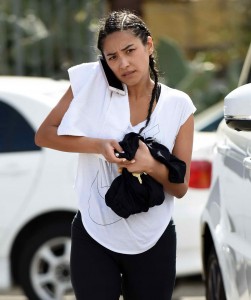 Shay Mitchell Leaving the Gym in Los Angeles 03/28/2016-2