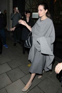 Angelina Jolie Leaves Quaglino's Restaurant in London 04/27/2016-2