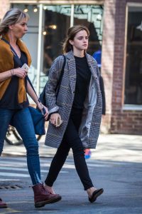 Emma Watson Leaves a Restaurant in New York 04/27/2016-5