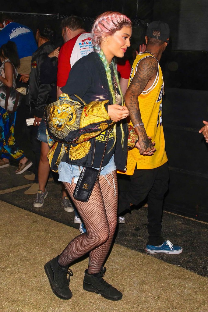 Kylie Jenner Out and About at Coachella 04/16/2016-2