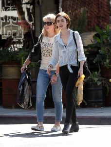 Lily Collins Shopping in Los Angeles 04/23/2016-2