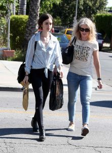 Lily Collins Shopping in Los Angeles 04/23/2016-3