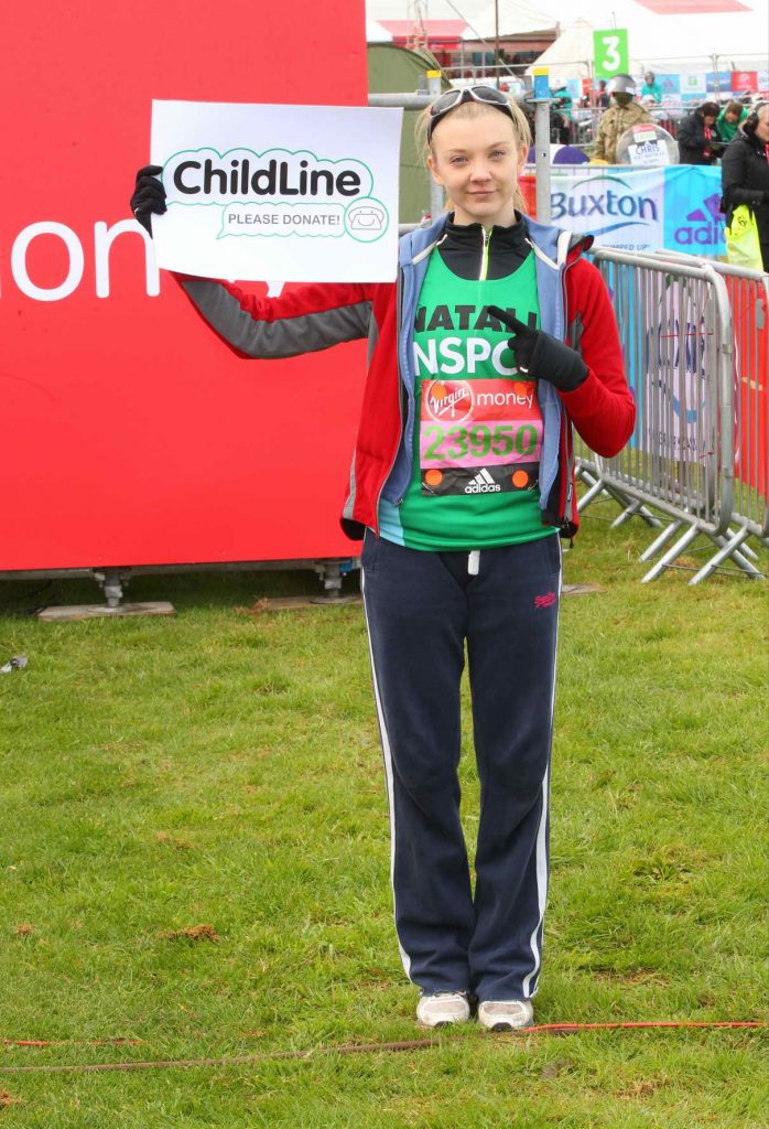 Natalie Dormer Runs the Virgin Money Marathon in London 04/23/2016-1