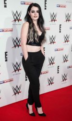 Paige Attends the WWE Preshow Party at the O2 Arena in London 04/18/2016