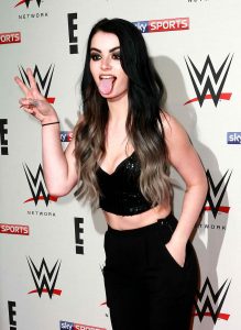 Paige Attends the WWE Preshow Party at the O2 Arena in London 04/18/2016-5