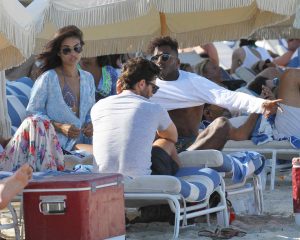 Shanina Shaik and Her Boyfriend DJ Ruckus at the Beach in Miami 04/24/2016-5
