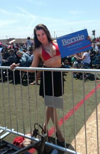 Alicia Arden at the Bernie Sanders Rally in Santa Maria 05/28/2016-3