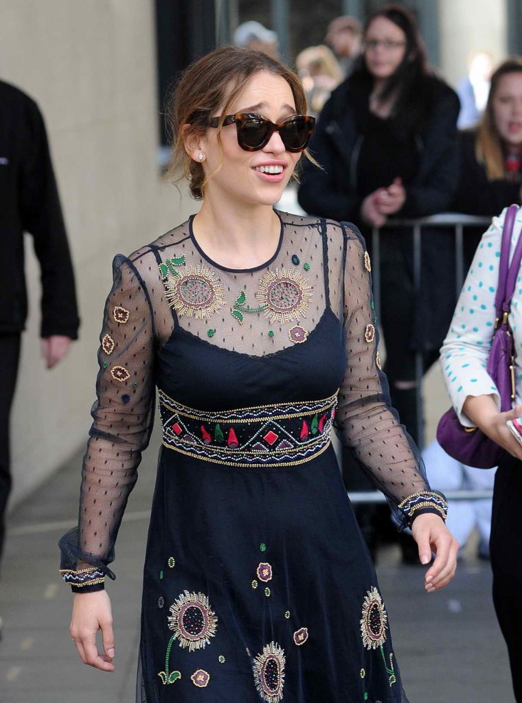 Emilia Clarke Was Seen at BBC Radio 1 London 05/26/2016-1