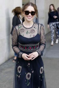 Emilia Clarke Was Seen at BBC Radio 1 London 05/26/2016-4