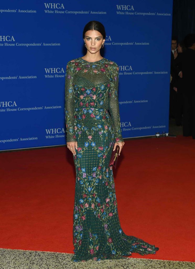 Emily Ratajkowski at the White House Correspondents' Dinner 04/30/2016-1