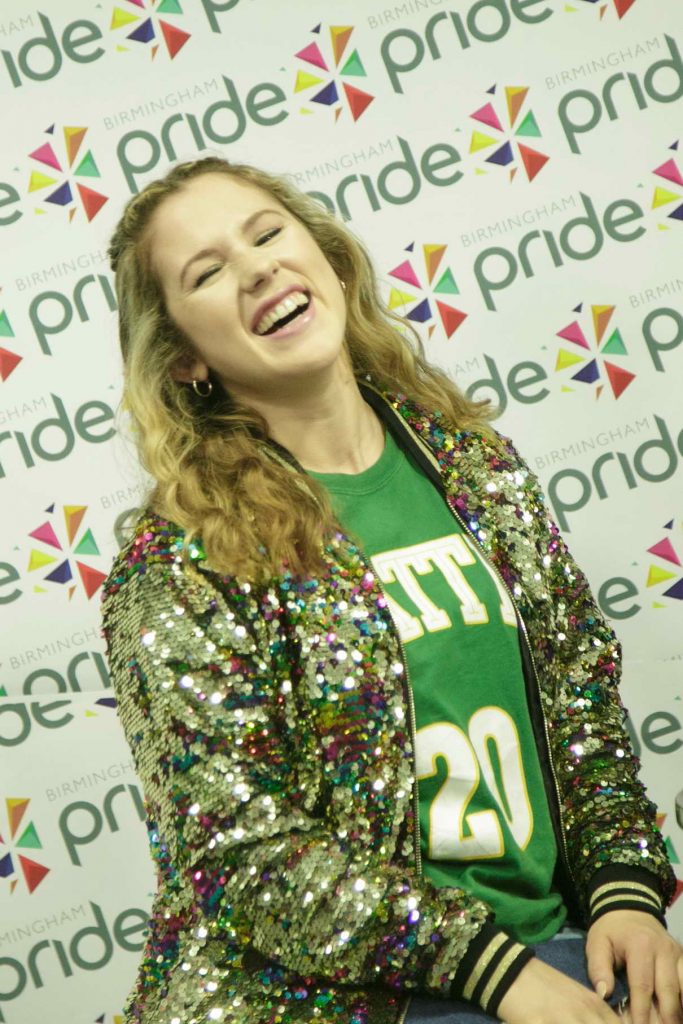 Katy B Interview Held at the Birmingham Pride Parade in Birmingham 05/28/2016-1