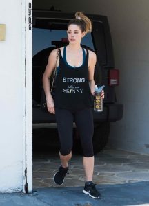 Ashley Greene Leaves the Gym in Los Angeles 06/17/2016-4