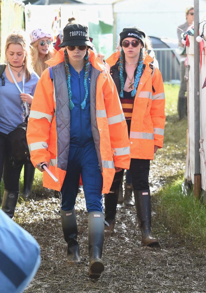 Cara Delevingne Visits the 2016 Glastonbury Festival in England 06/24/2016-1