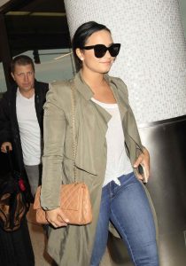 Demi Lovato at LAX Airport in Los Angeles 06/15/2016-5