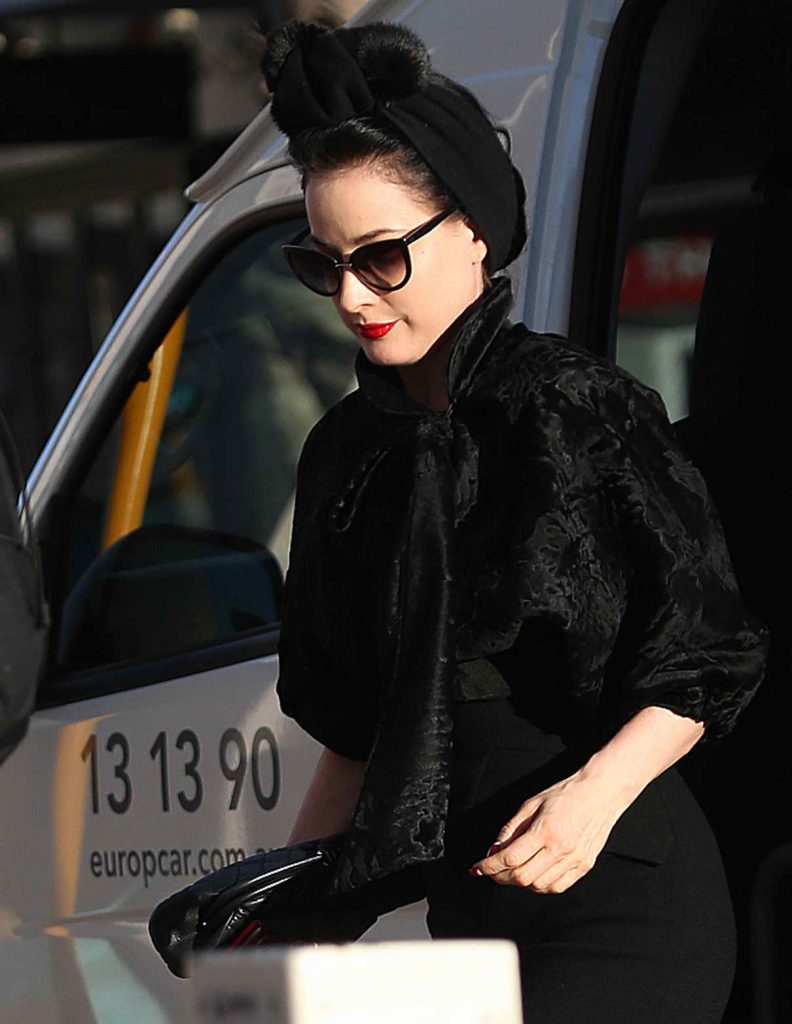 Dita Von Teese Was Seen in Perth, Western Australia 06/18/2016-1