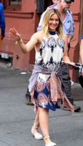 Hilary Duff on the Set of Younger in New York 06/16/2016-3