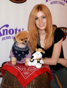 Katherine McNamara at Knotts Berry Farm in Buena Park, California 06/04/2016-3