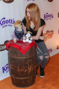 Katherine McNamara at Knotts Berry Farm in Buena Park, California 06/04/2016-4