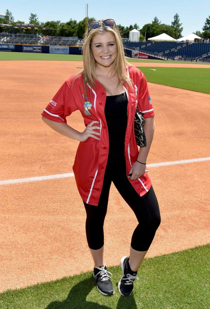 Lauren Alaina at 26th Annual City of Hope Celebrity Softball Game at First Tennessee Park in Nashville 06/07/2016-1