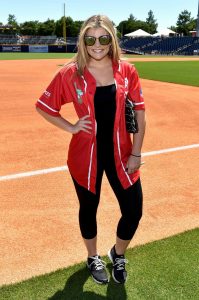 Lauren Alaina at 26th Annual City of Hope Celebrity Softball Game at First Tennessee Park in Nashville 06/07/2016-2