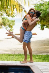 Lindsay Lohan Wearing a Bikini in Mauritius-6
