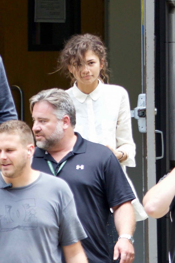 Zendaya on the Set of Spider-Man: Homecoming in Atlanta 06/20/2016-1