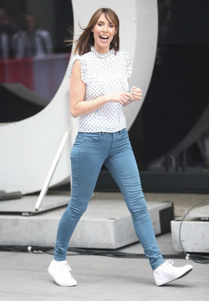 Alex Jones on Set of The One Show at BBC Studios in London 07/15/2016-1