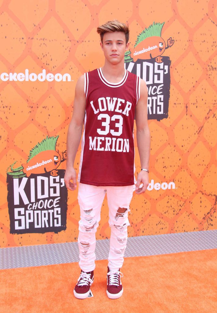 Cameron Dallas at the Nickelodeon's Kids' Choice Sports Awards in Westwood 07/14/2016-1