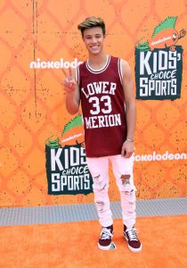 Cameron Dallas at the Nickelodeon's Kids' Choice Sports Awards in Westwood 07/14/2016-2