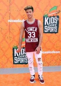Cameron Dallas at the Nickelodeon's Kids' Choice Sports Awards in Westwood 07/14/2016-3