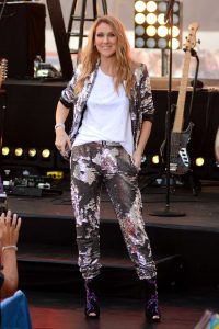 Celine Dion Performs on the Today Show at Rockefeller Plaza in New York 07/22/2016-3