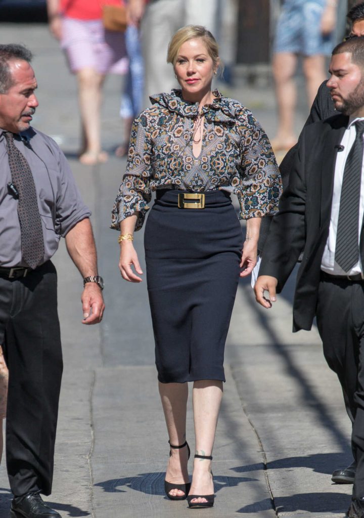 Christina Applegate Arrives at Jimmy Kimmel Live in LA 07/18/2016-1