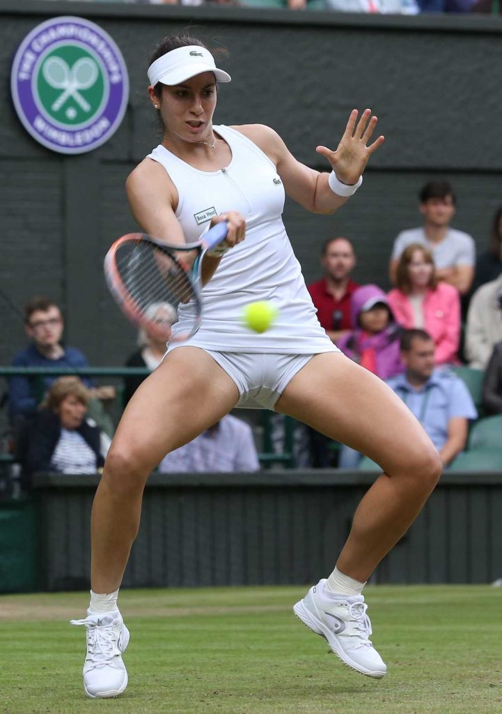 Christina McHale During Her Round 3 Match in Wimbledon 07/01/2016-1