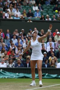 Christina McHale During Her Round 3 Match in Wimbledon 07/01/2016-5