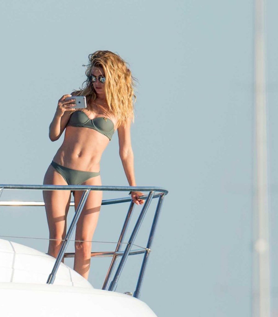 Doutzen Kroes in Bikini on a Yacht in Ibiza 07/25/2016-1