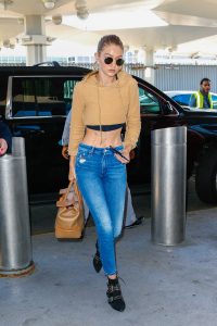 Gigi Hadid Arrives at JFK Airport in New York City 07/26/2016-2