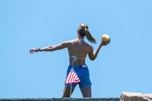 Gigi Hadid Wearing a Swimsuit on Rhode Island 07/04/2016-7