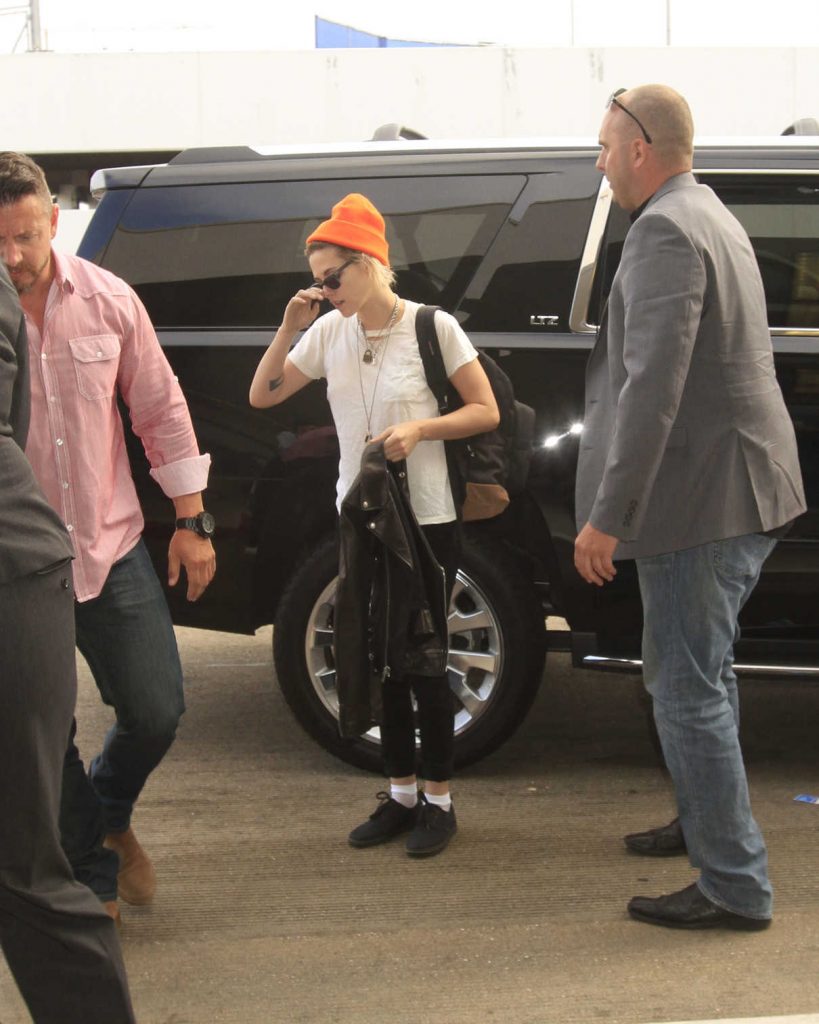 Kristen Stewart at LAX Airport in Los Angeles 07/10/2016-1