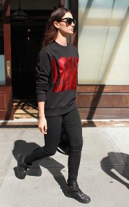 Lily Aldridge Leaves the Greenwich Hotel New York 07/29/2016-4