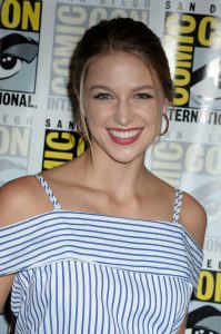 Melissa Benoist at the Supergirl Press Line at Comic-Con International in San Diego 07/23/2016-5